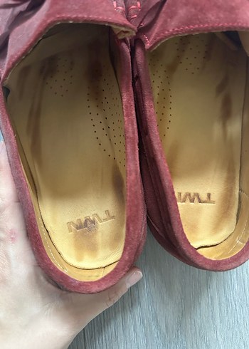 Bordo Süet Erkek Loafer Ayakkabı - Görsel 5