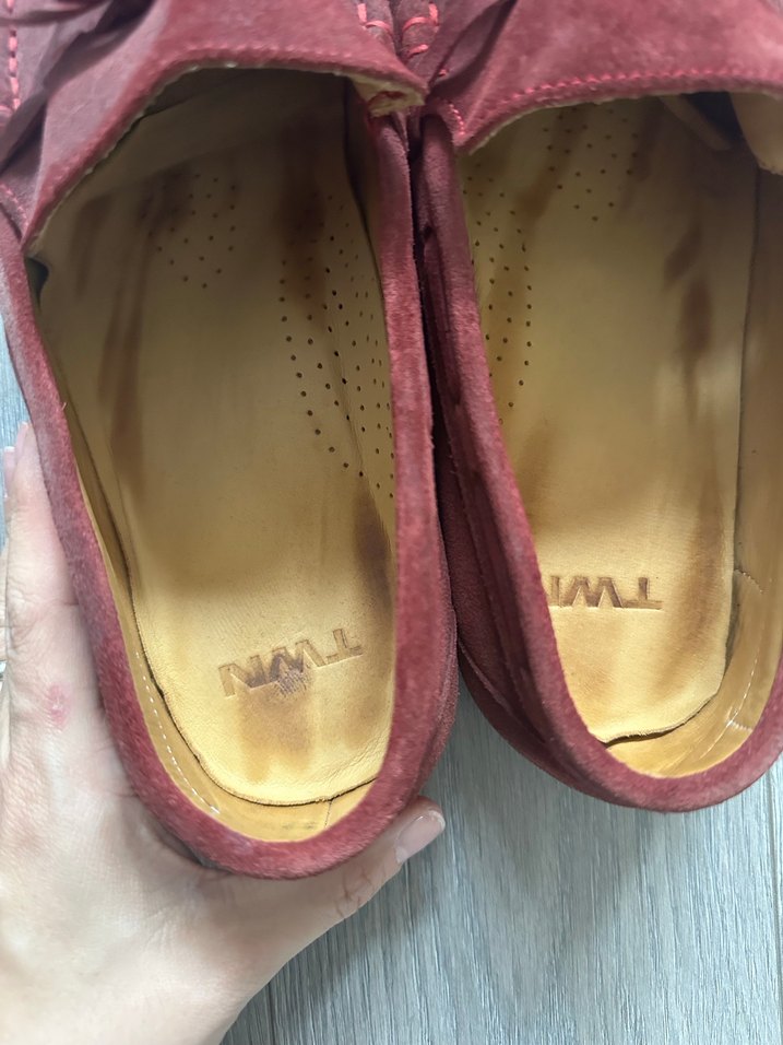 Bordo Süet Erkek Loafer Ayakkabı - Görsel 5