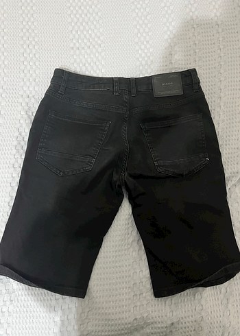 Defacto Siyah Kot Şort - Görsel 2