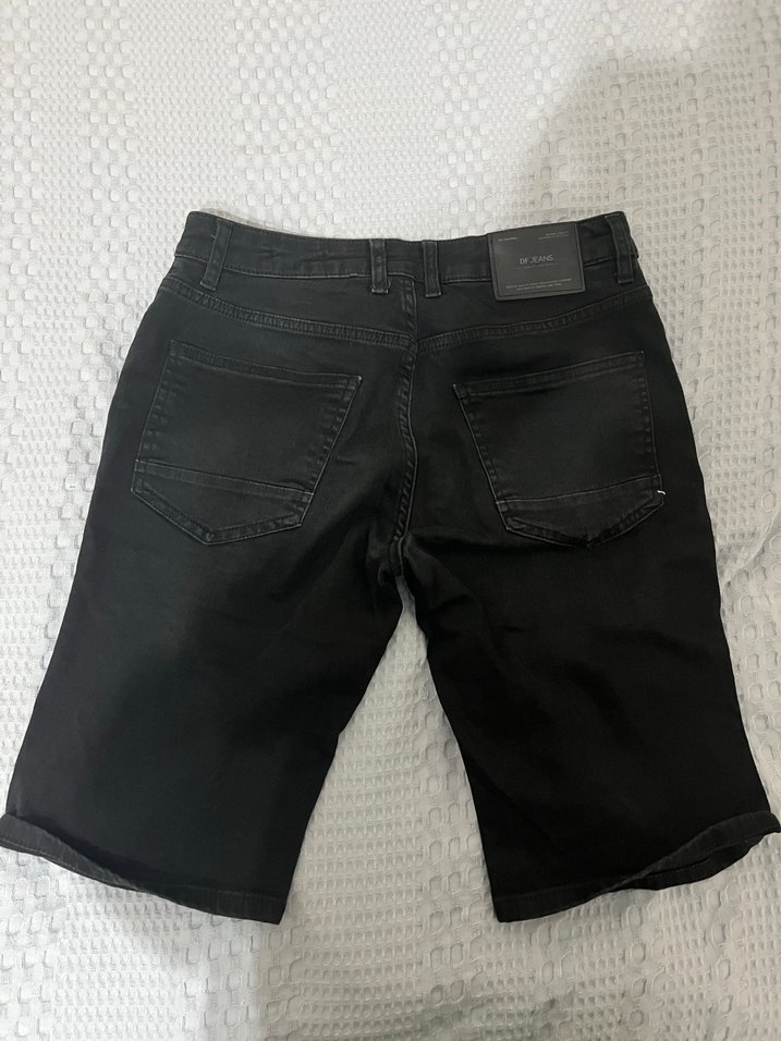 Defacto Siyah Kot Şort - Görsel 2