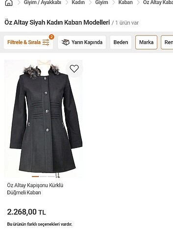 46 Beden Kaşe kaban