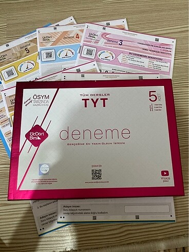 345 Tyt Tüm Dersler Deneme