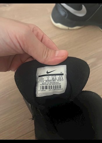 Erkek Çocuk Siyah Nike Cırtlı Spor Ayakkabı - Görsel 3