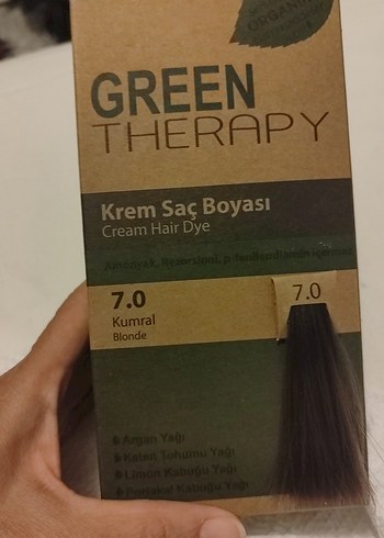 Green Therapy 7.0 Kumral Krem Saç Boyası