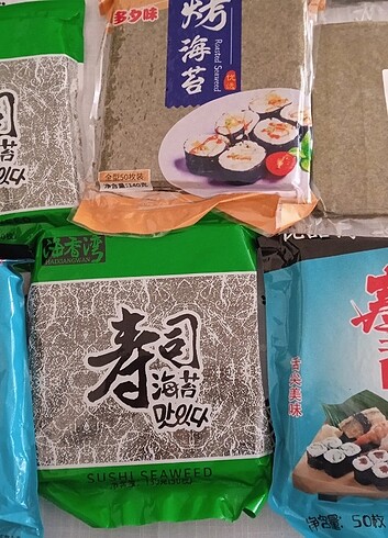 Sushi yosunu 50 yaprak 