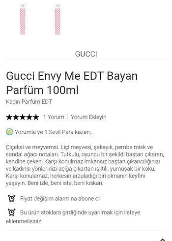 Gucci Envy Me EDT Kadın Parfüm 50ml - Görsel 3