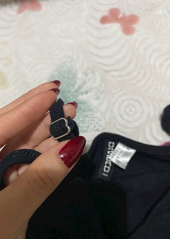 H&M Yeşil Baskılı İnce Askılı Kadın Atlet - Görsel 3