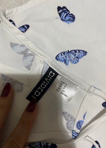 H&M bağlamalı bluz - Görsel 3