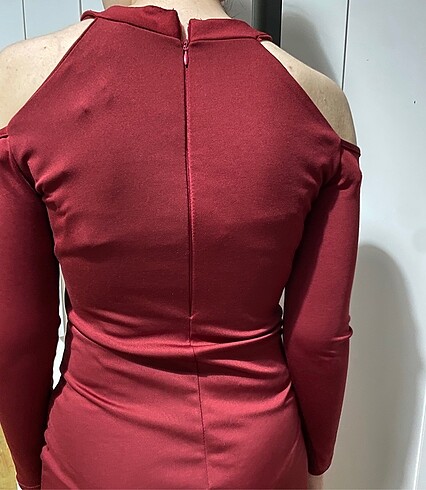 Diğer Bordo elbise