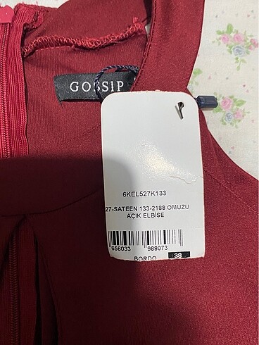 38 Beden bordo Renk Bordo elbise
