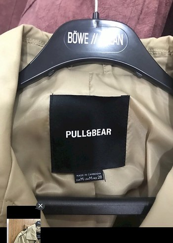 Bej Uzun Kadın Trençkot Kemerli - Görsel 4