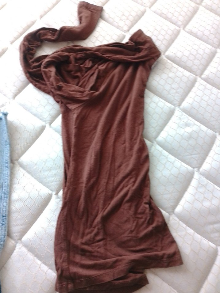 Kahverengi Keten Kadın - Görsel 2