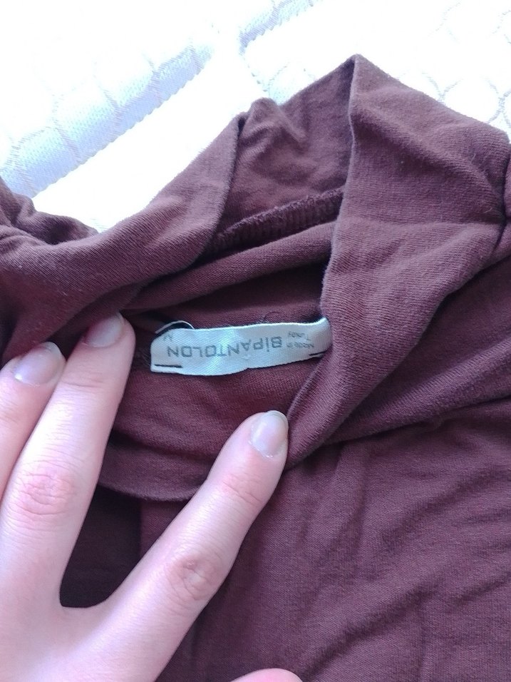 Kahverengi Keten Kadın - Görsel 3