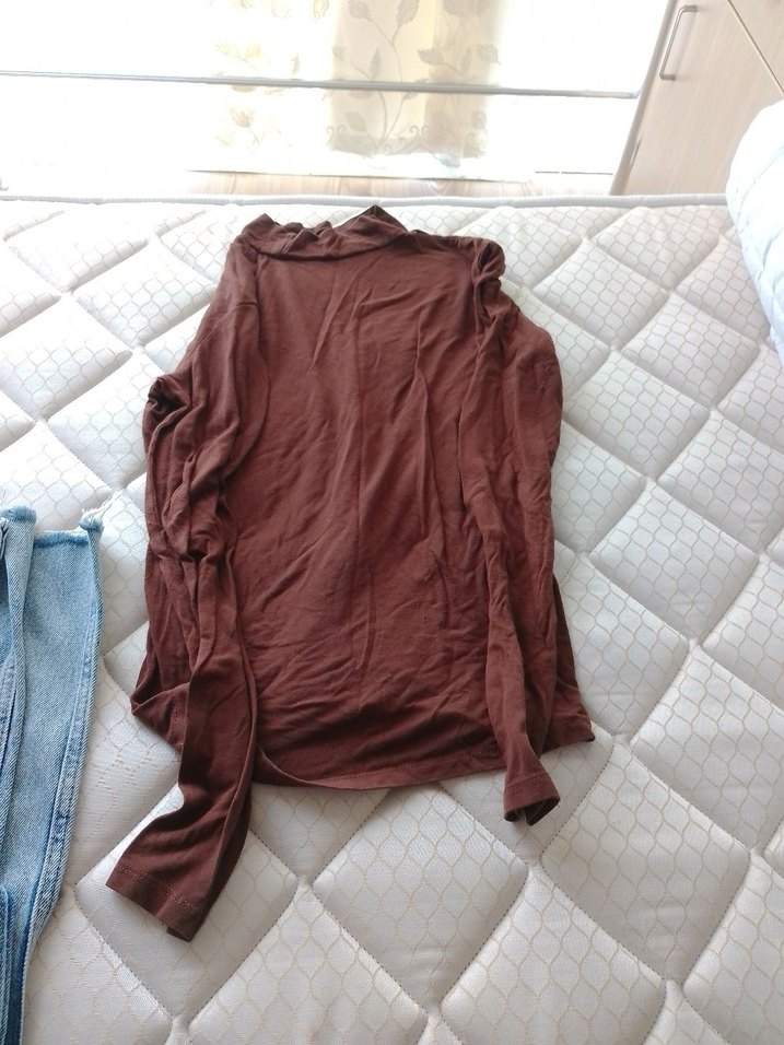 Kahverengi Keten Kadın - Görsel 4