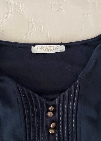 Düğmeli Kısa Kollu Midi Elbise - Görsel 3