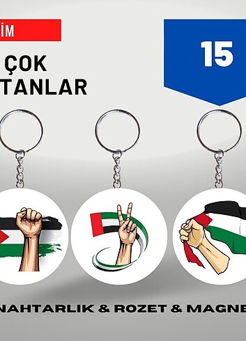 Filistin özel anahtarlıklar