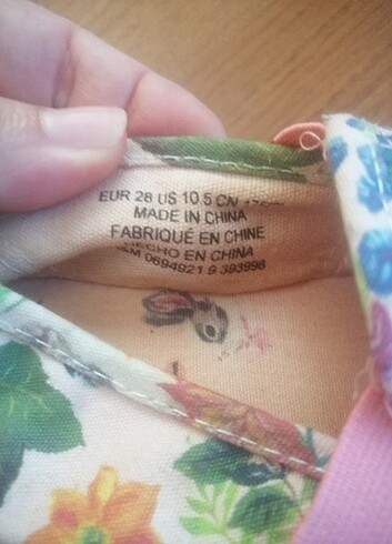 28 Beden H&M kız çocuk espardil