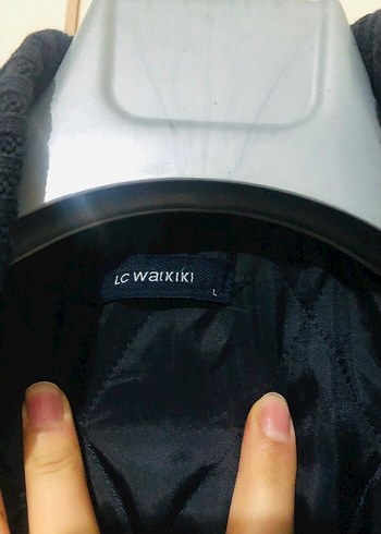 LC Waikiki Gri Örgü Desenli Erkek Günlük Ceket