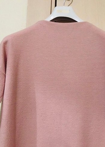 m Beden pembe Renk Pembe Midi Triko Elbise