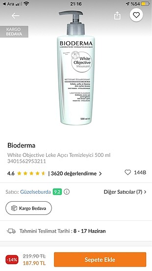 Bioderma white objective