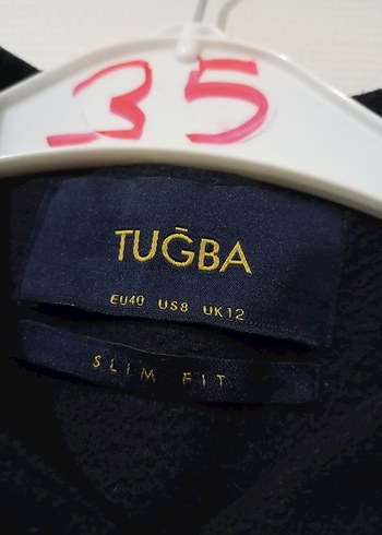 Lacivert Kadın Uzun Palto Katlamalı Detaylı - Görsel 4