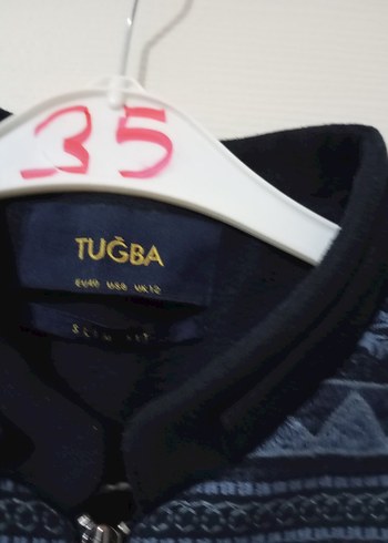 Lacivert Kadın Uzun Palto Katlamalı Detaylı - Görsel 3