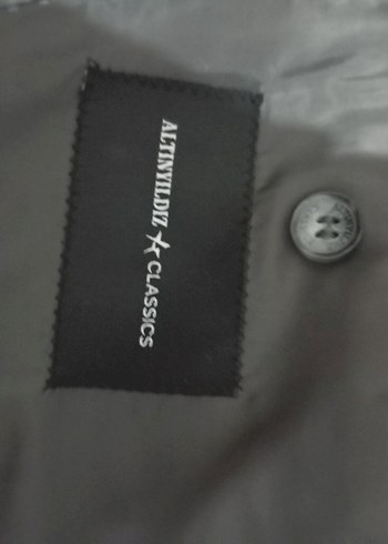 Erkek Gri altın Yıldız Takim elbise - Görsel 4