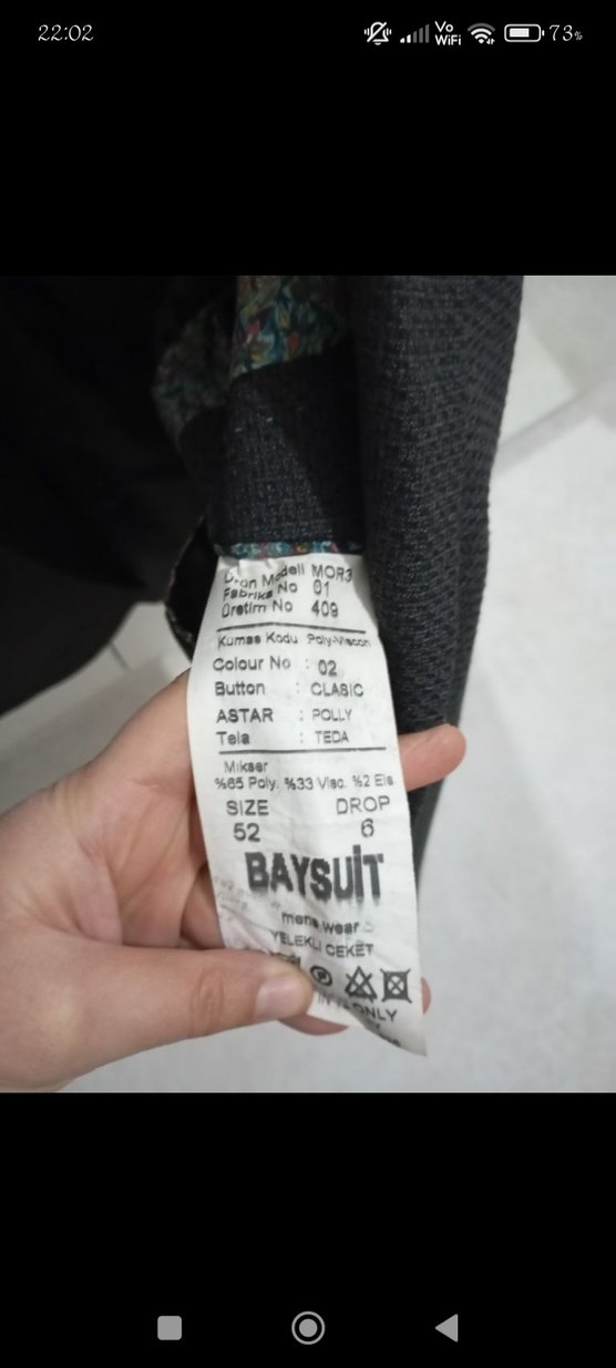 Klasik Siyah Erkek ceket - Görsel 4