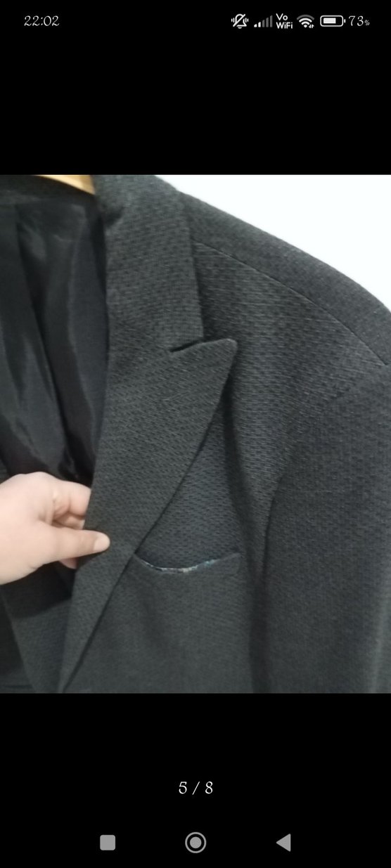 Klasik Siyah Erkek ceket - Görsel 5