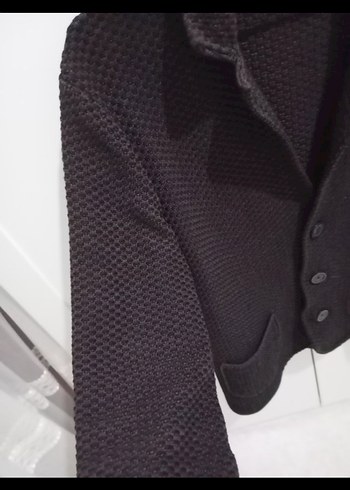 Düğmeli Erkek Triko Ceket - Görsel 3