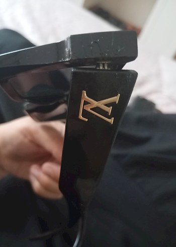 Parlak Siyah Gotik Kadın Gözlüğü - Görsel 6