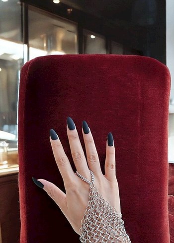 Chainmail Gothic Hand Bracelet - Görsel 2