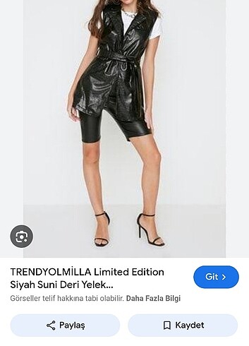 s Beden siyah Renk trendyolmilla deri yelek