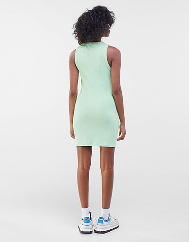 s Beden Bershka fitilli mini elbise