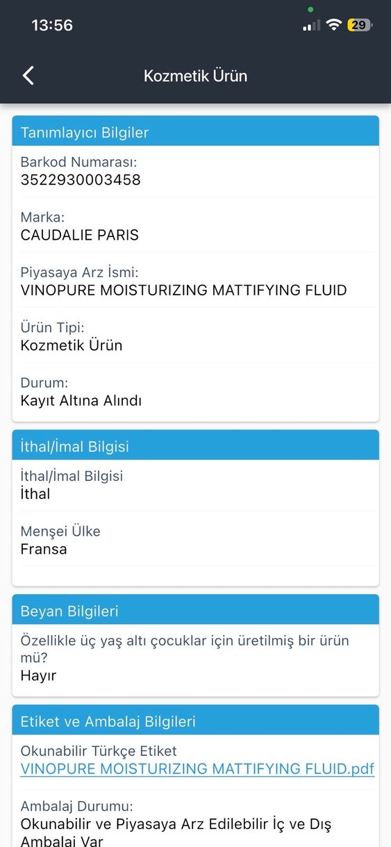 Caudalie vinopure matlaştırıcı fluid krem - Görsel 3