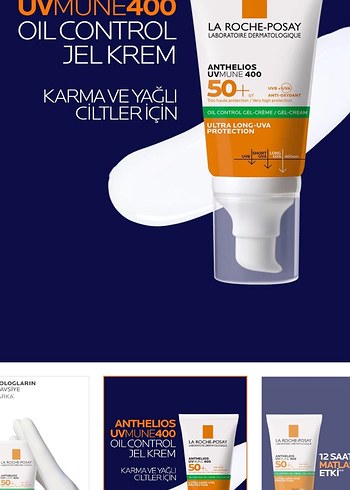 Anthelios uvmune 400 oil control Spf50+ - Görsel 5