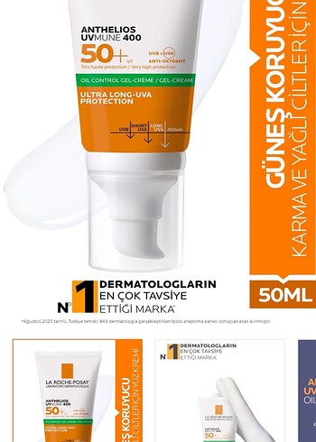Anthelios uvmune 400 oil control Spf50+ - Görsel 4