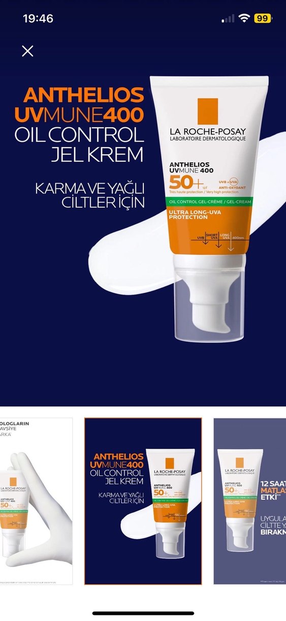 Anthelios uvmune 400 oil control Spf50+ - Görsel 5