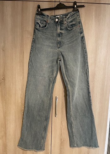 Zara yüksek bel wide leg jean - Görsel 2