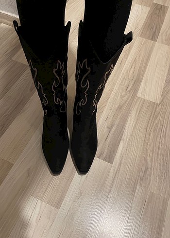 İşleme detaylı kovboy çizmesi - Görsel 5