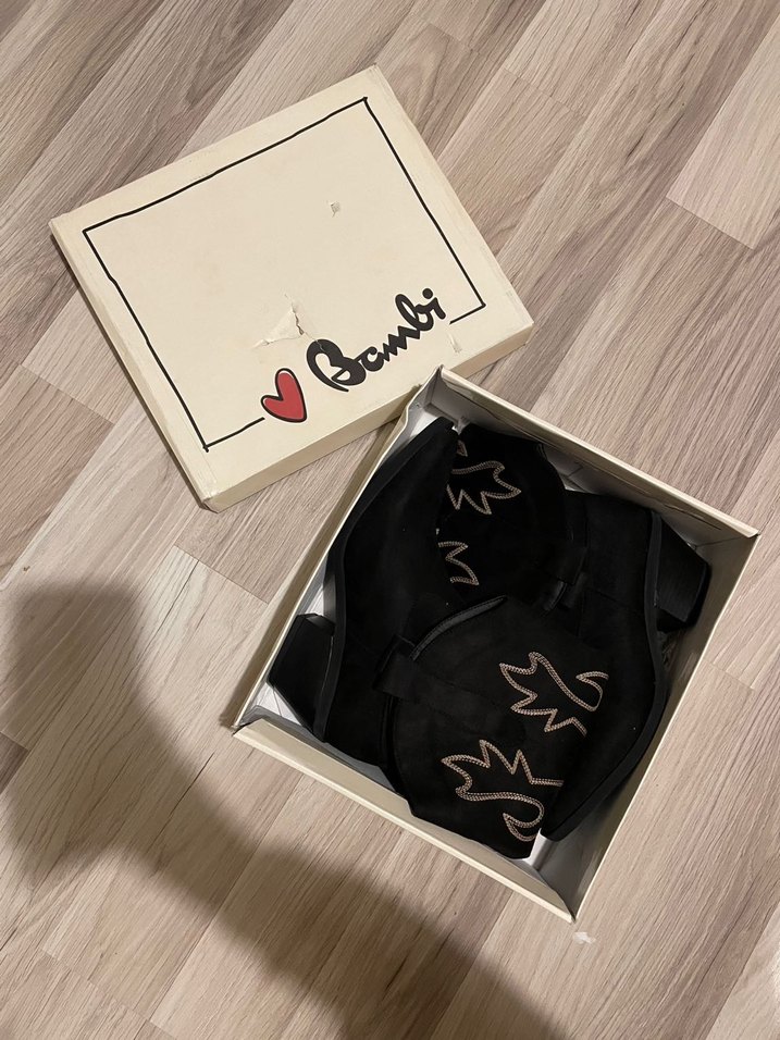 İşleme detaylı kovboy çizmesi - Görsel 4