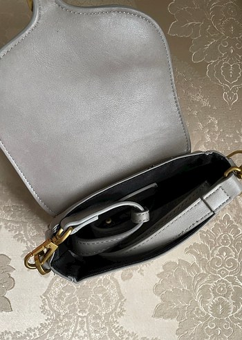 Mango gri çapraz askılı çanta - Görsel 4