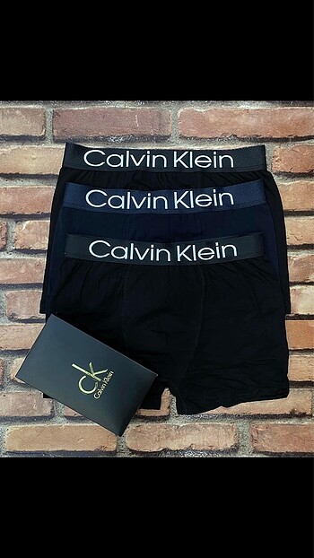 Calvin Klein 3lü Boxer