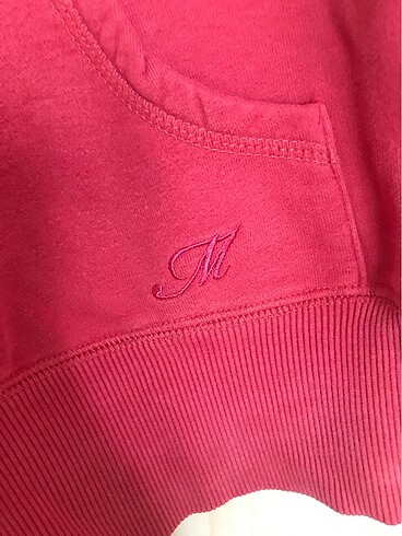 xs Beden pembe Renk Mavi markalı pembe xs sweatshirt