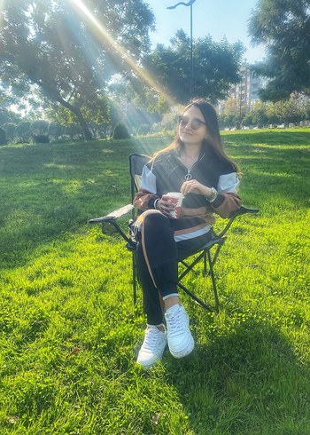 Kadın Siyah Kapüşonlu Puf Detaylı Eşofman Takımı - Görsel 3