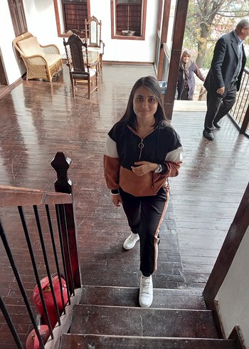 Kadın Siyah Kapüşonlu Puf Detaylı Eşofman Takımı - Görsel 4