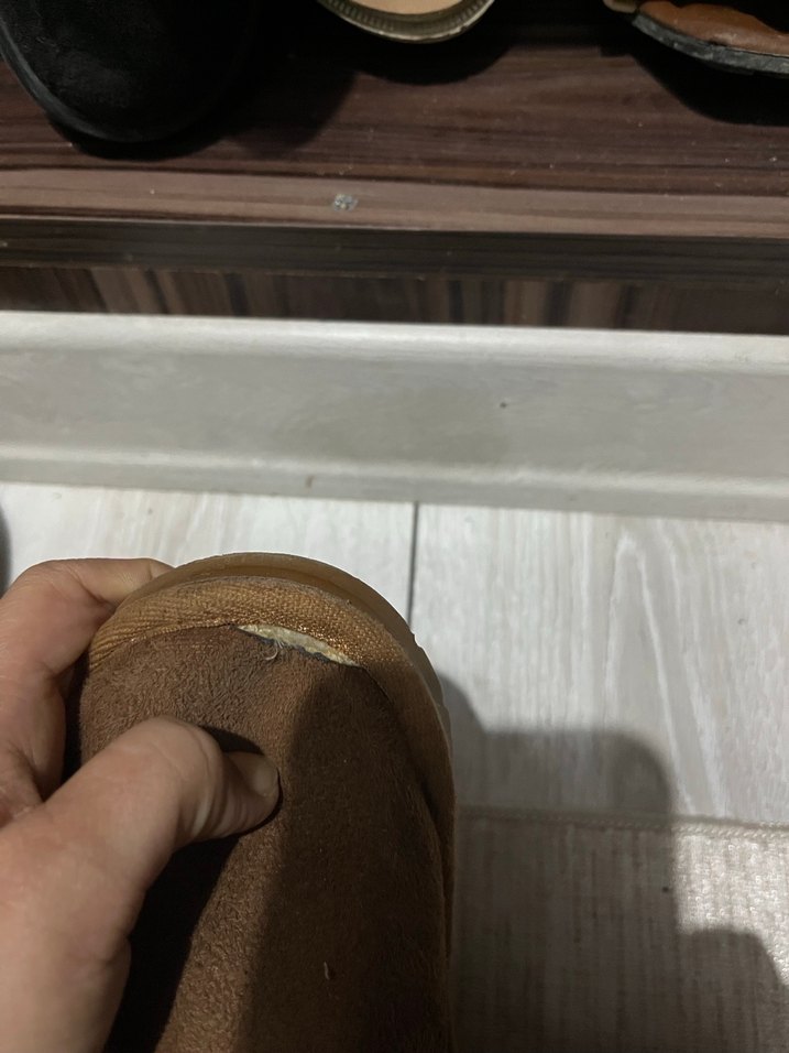 Kız Çocuk Kahverengi Süet Düğmeli Bot - Görsel 4