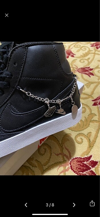 40 Beden Nike Blazer Siyah Ayakkabı