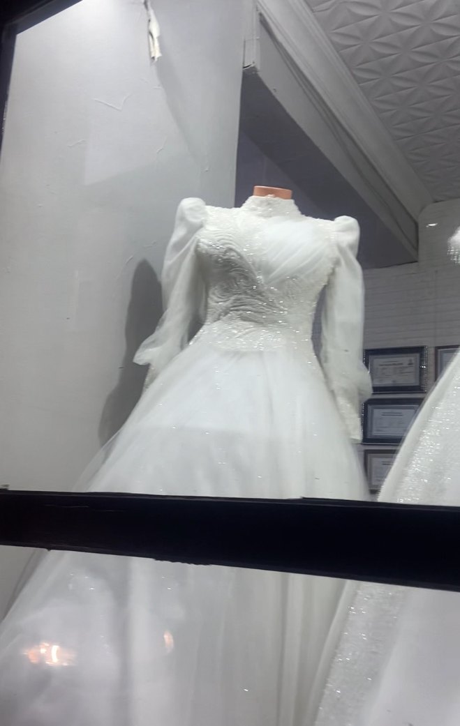 Modern Klasik Straplez Prenses Gelinlik - Görsel 2