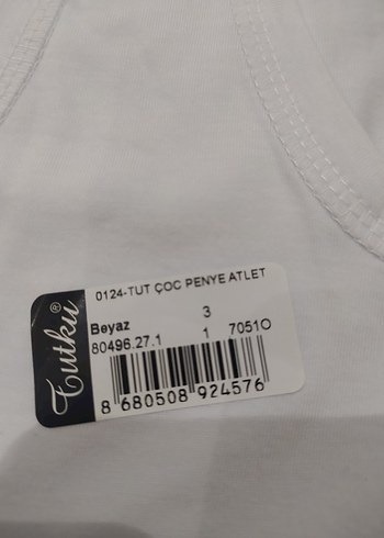 Tutku 3 no. Erkek çocuk Atlet
6 adet. - Görsel 2